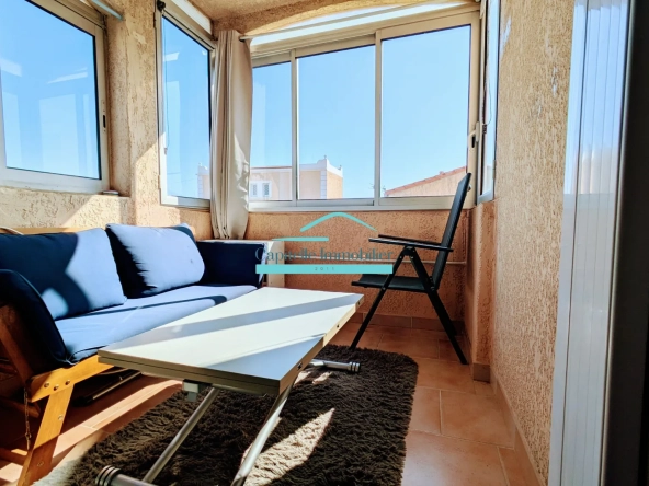 Appartement T2 de 29 m² à Frontignan Plage avec Vue Mer et Parking