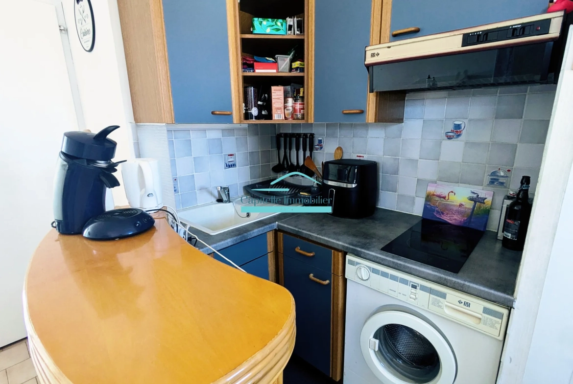 Appartement T2 de 29 m² à Frontignan Plage avec Vue Mer et Parking 
