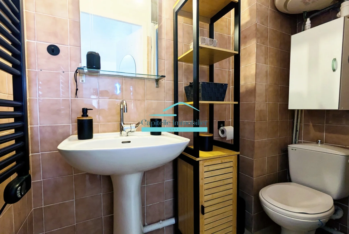 Appartement T2 de 29 m² à Frontignan Plage avec Vue Mer et Parking 