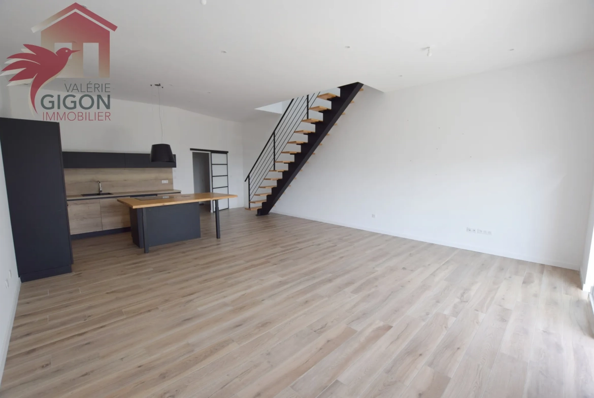 Magnifique appartement duplex F4/5 avec grande terrasse à Montbéliard 