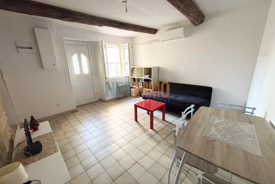 Charmante maison de village de 43 m² à Beauvoisin avec extérieur 