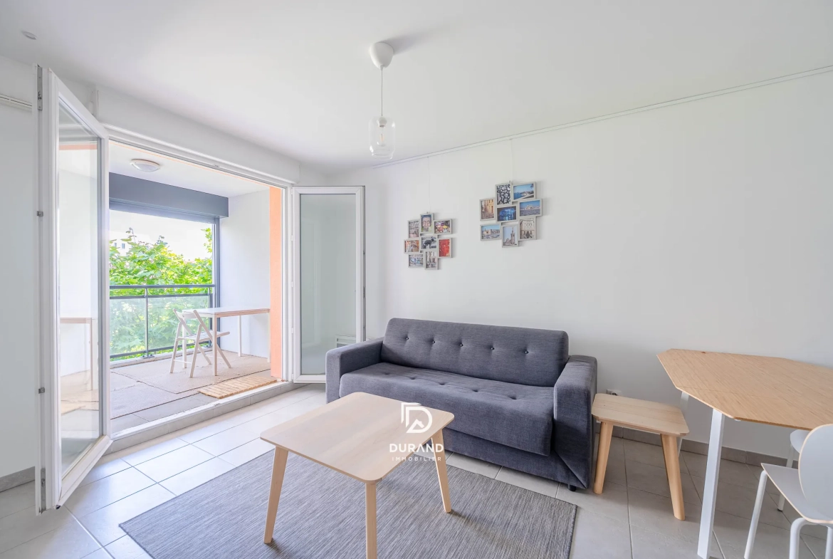 Appartement T2 avec terrasse à Marseille - Résidence moderne et sécurisée 