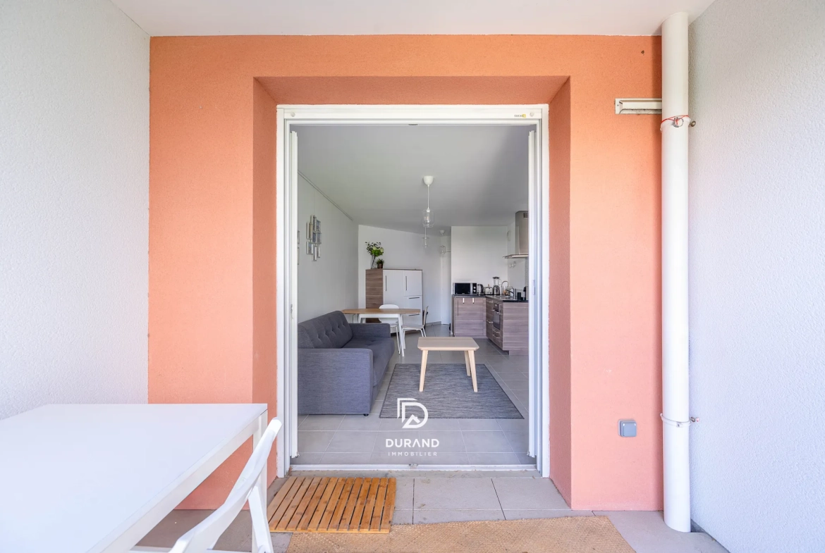 Appartement T2 avec terrasse à Marseille - Résidence moderne et sécurisée 