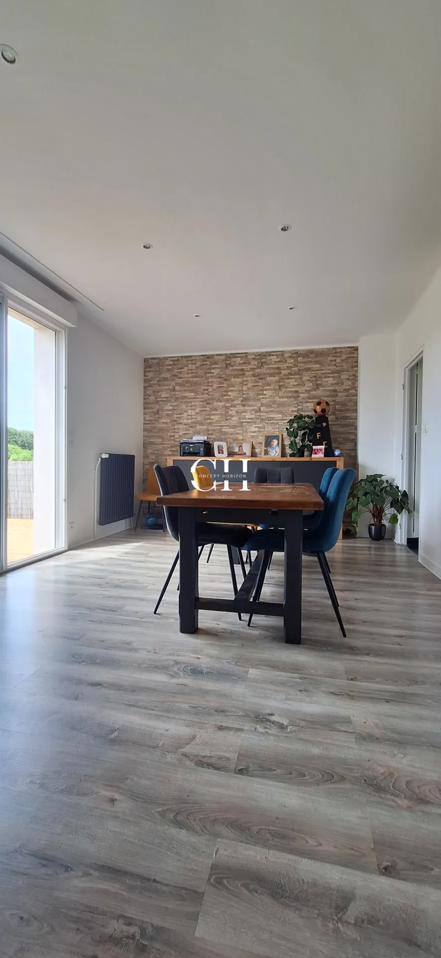 Belle maison lumineuse avec vue dégagée et sous-sol total à Hillion 