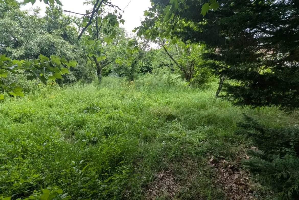 Terrain constructible de 766 m² en centre-ville de Magne – Opportunité rare 