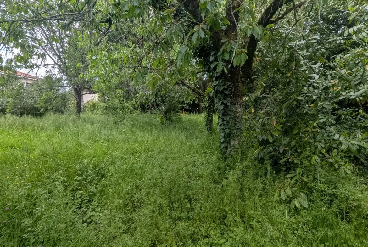 Terrain constructible de 766 m² en centre-ville de Magne – Opportunité rare 