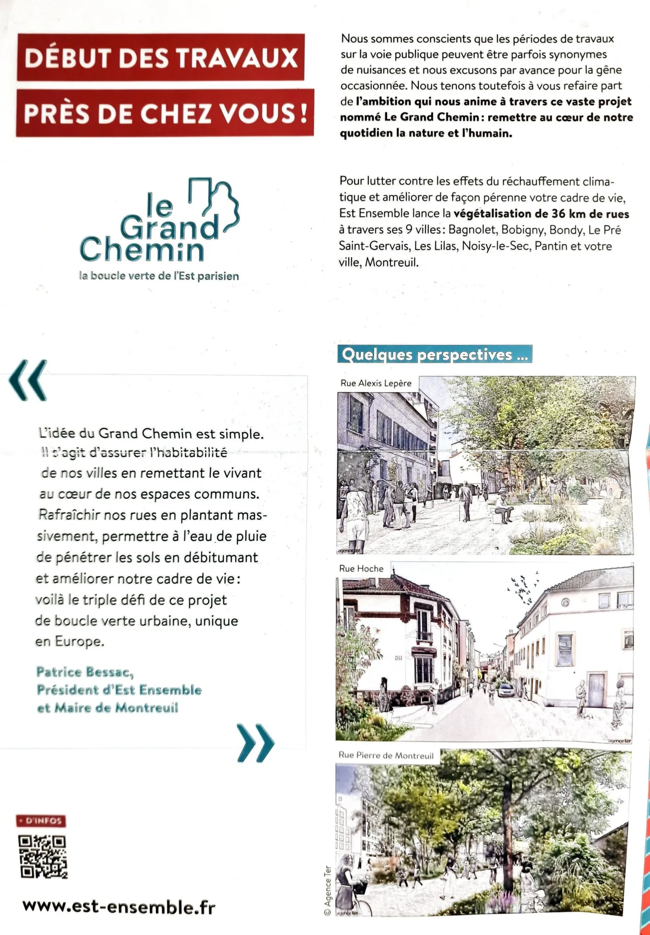 Appartement 2 pièces avec terrasse à Montreuil, rénové et calme, proximité des transports et du centre-ville 