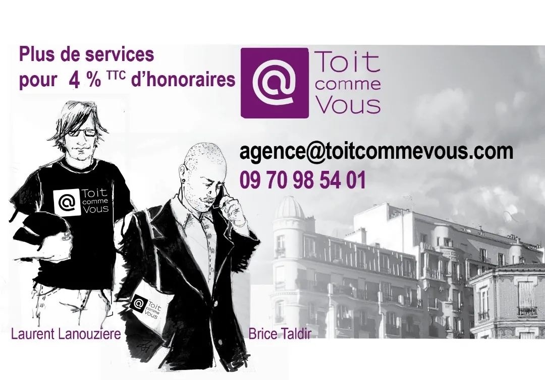 Appartement 2 pièces avec terrasse à Montreuil, rénové et calme, proximité des transports et du centre-ville 