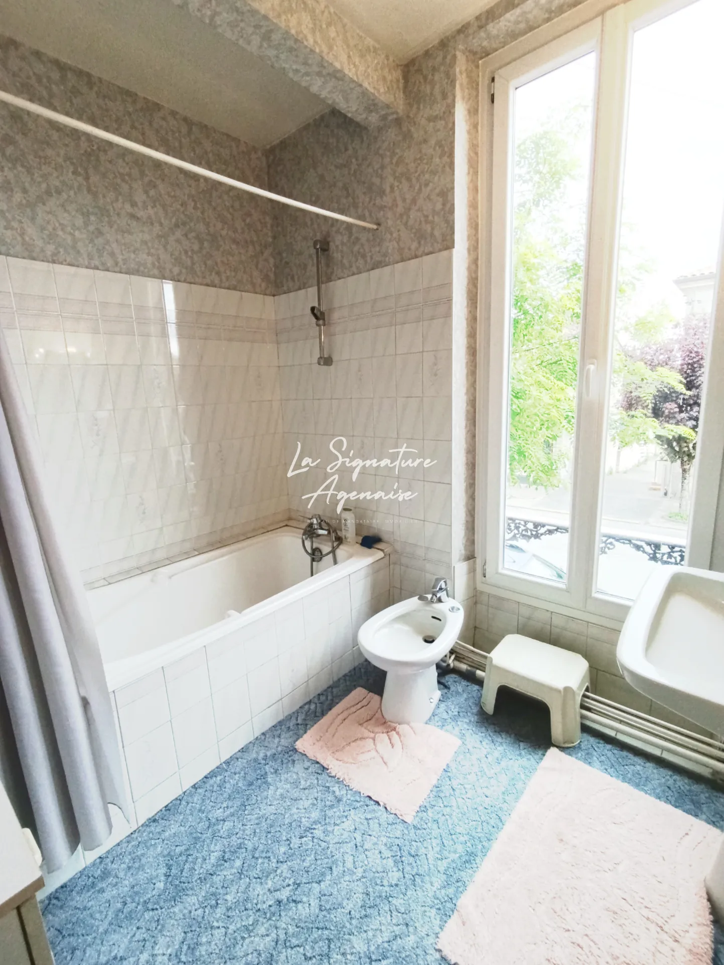 Ensemble immobilier avec maison, appartement, jardin et garage à Clermont-Dessous 
