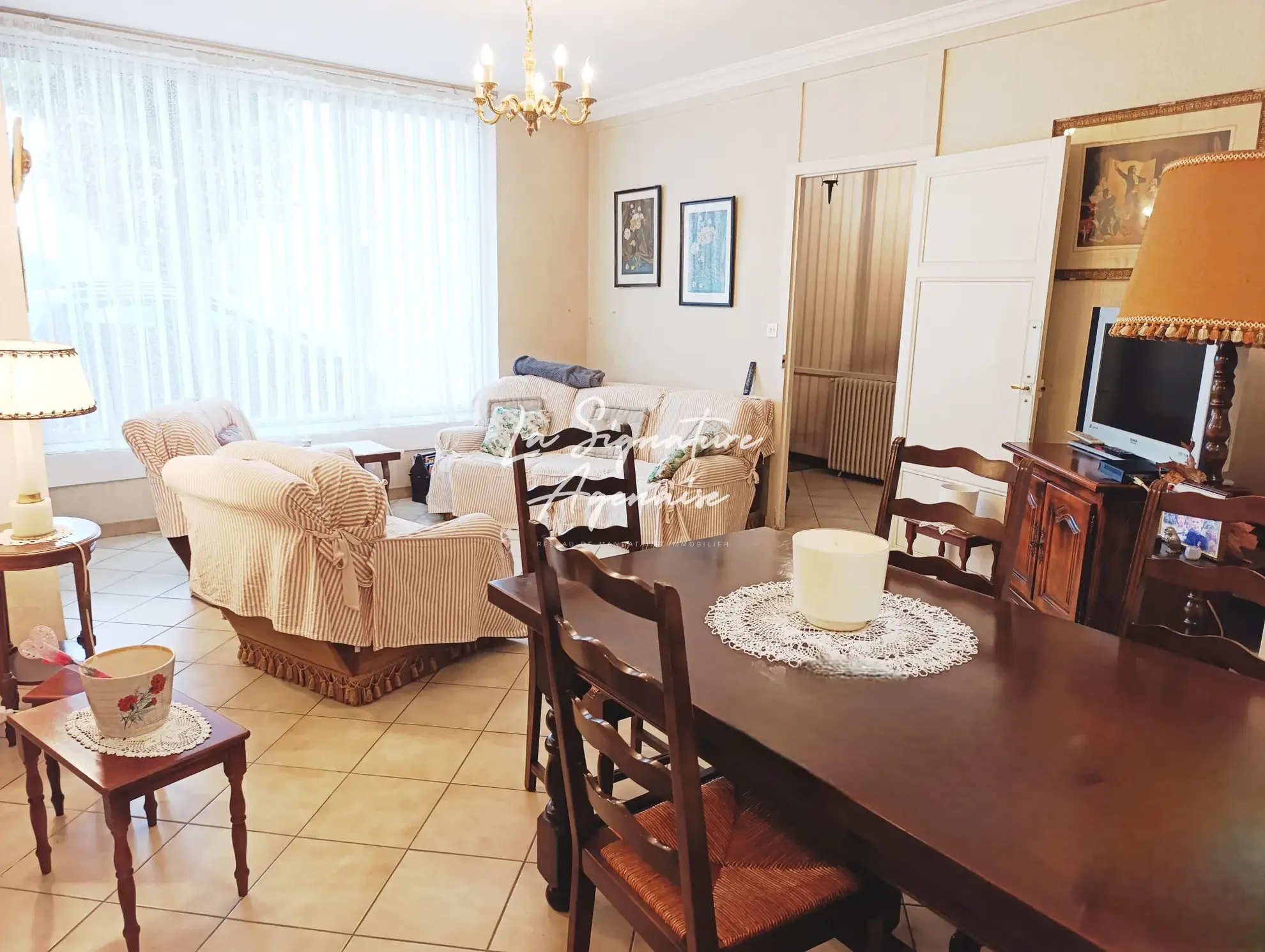 Ensemble immobilier avec maison, appartement, jardin et garage à Clermont-Dessous 