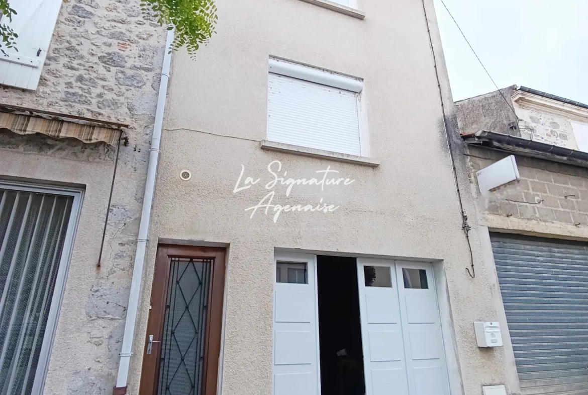 Ensemble immobilier avec maison, appartement, jardin et garage à Clermont-Dessous 
