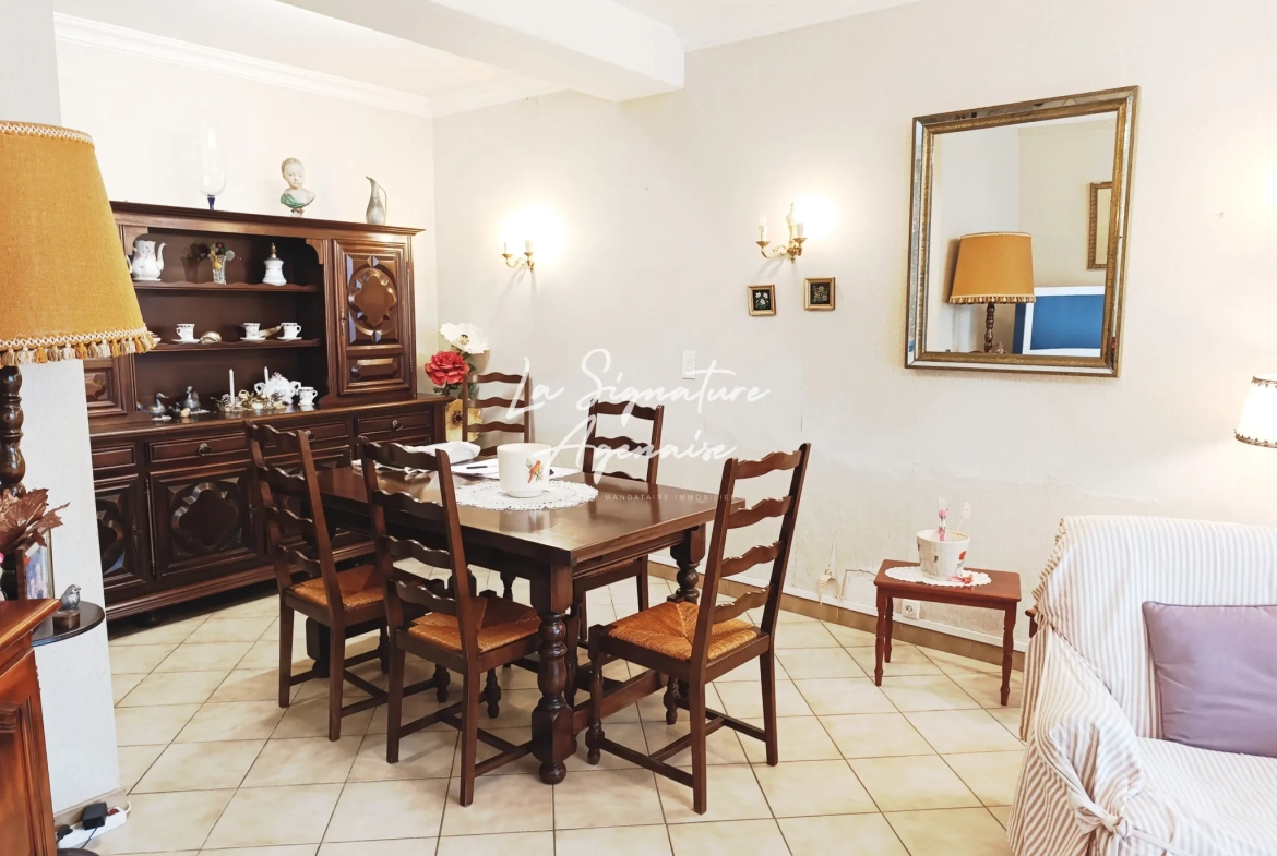 Ensemble immobilier avec maison, appartement, jardin et garage à Clermont-Dessous 