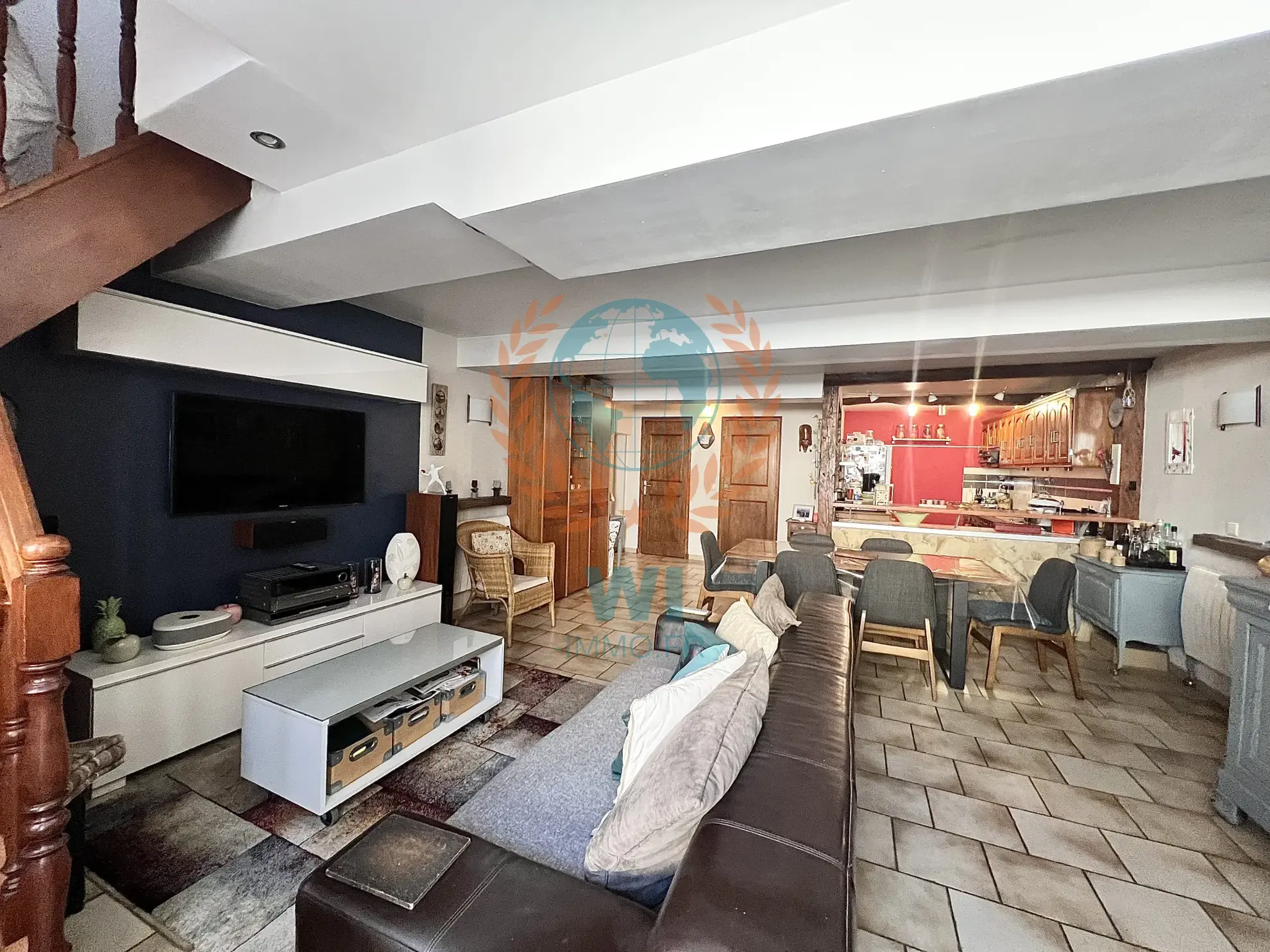 Triplex de 108 m2 avec 4 chambres au centre de Trans-en-Provence 
