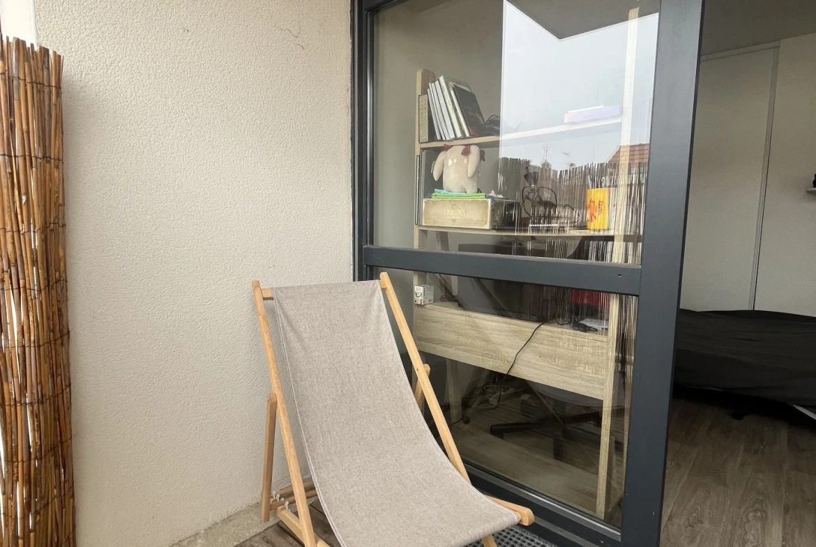 Studio de 28,73 m² à vendre à Troyes avec balcon et deux parkings 
