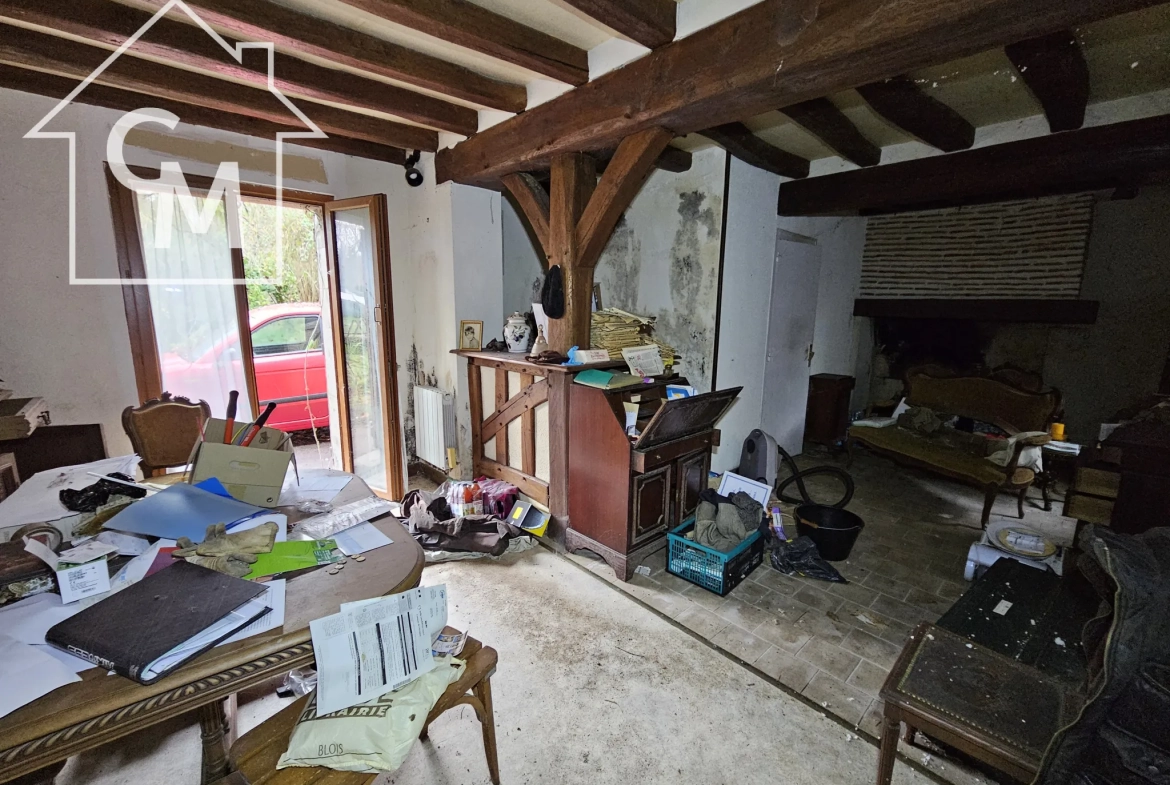Maison 3 pièces de 66 m² avec terrain de 1350 m² à Chabris 