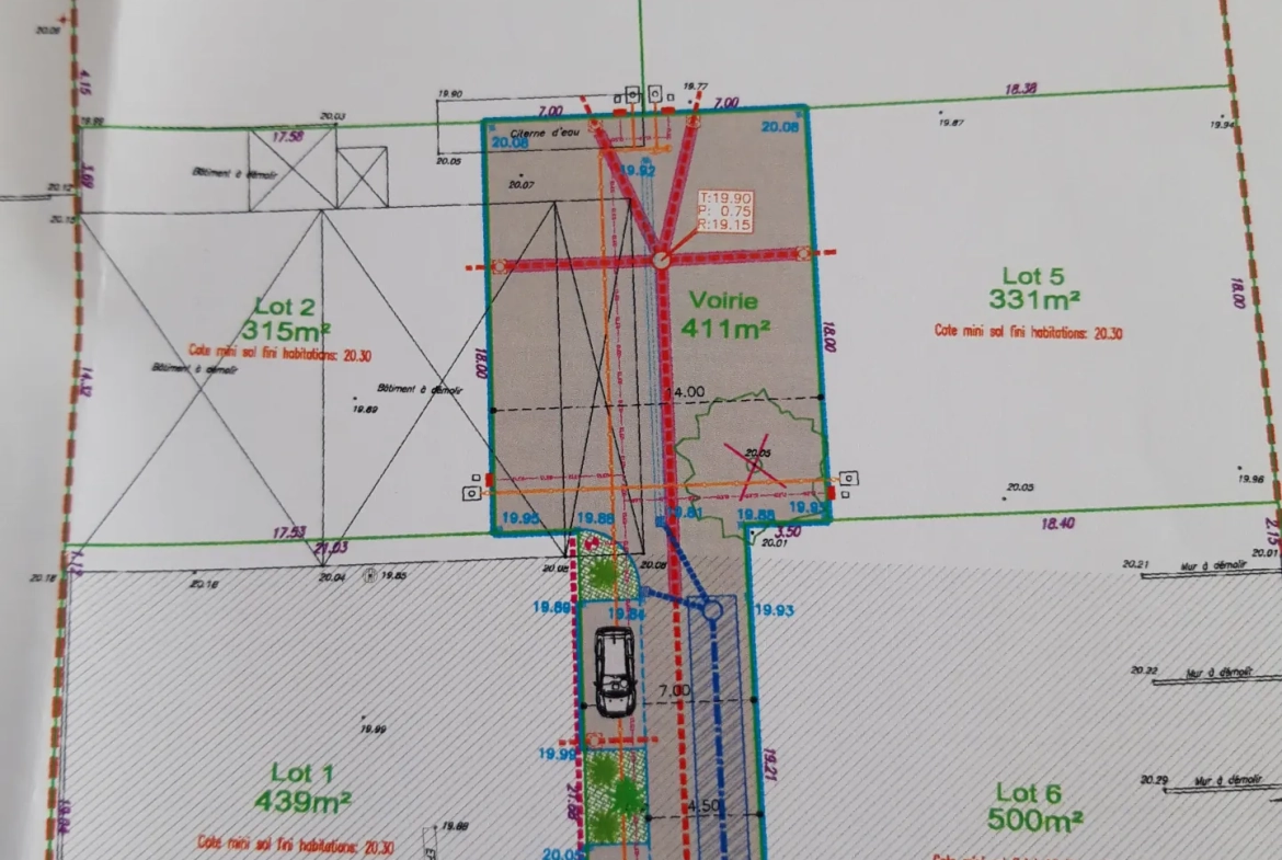 Terrain à bâtir de 482 m² à Longévillé-sur-Mer, proche plages et commerces 