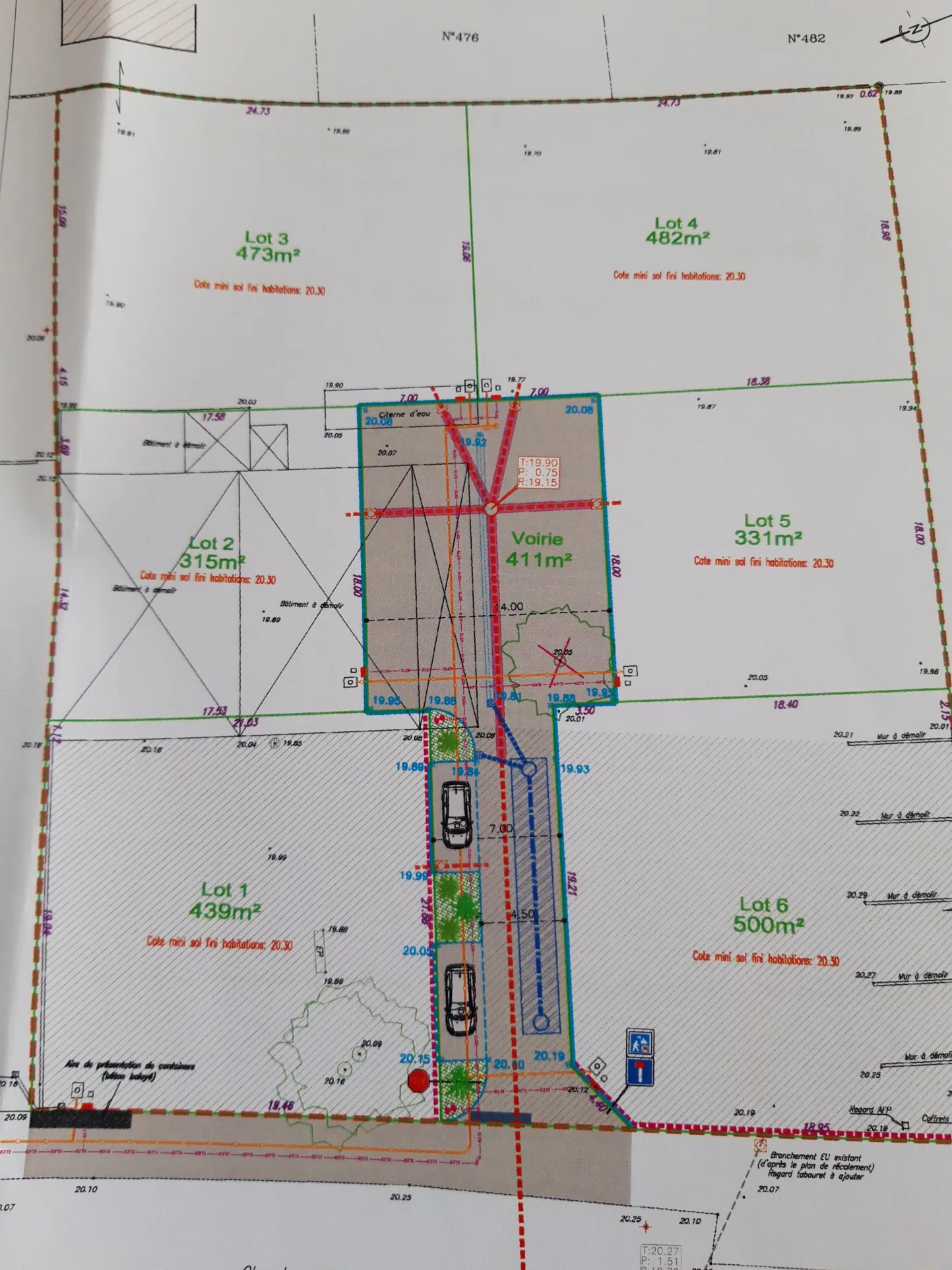 Terrain à bâtir de 482 m² à Longévillé-sur-Mer, proche plages et commerces 