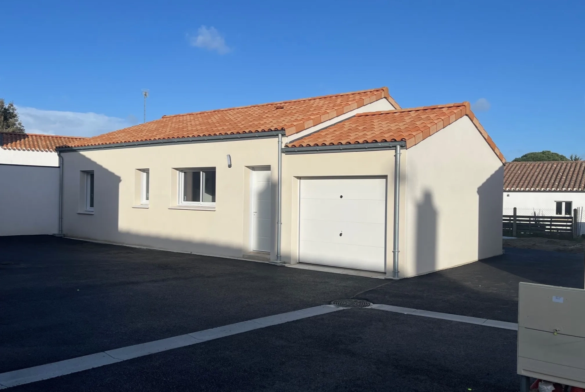 Maison neuve de 3 chambres à Saint-Jean-de-Monts avec terrasse et jardin 