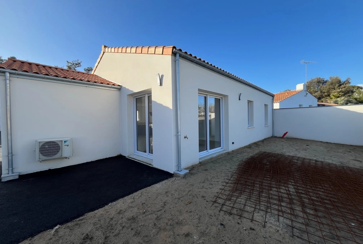 Maison neuve de 3 chambres à Saint-Jean-de-Monts avec terrasse et jardin 