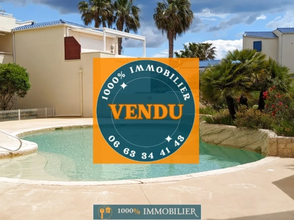 Appartement T2 de 41 m² avec terrasse et parking à Valras Plage