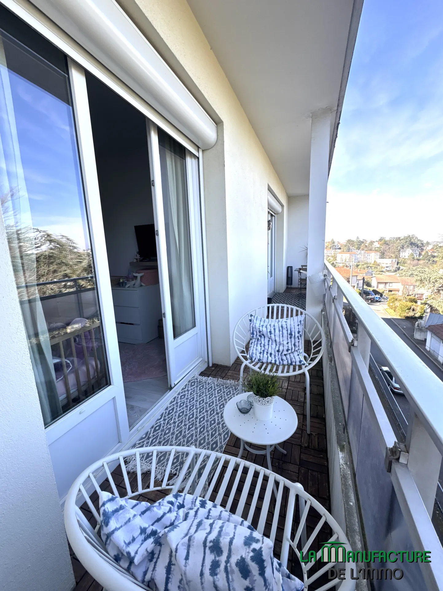 Appartement 3 pièces à Saint-Étienne Porte Rouge avec balcon et parking 