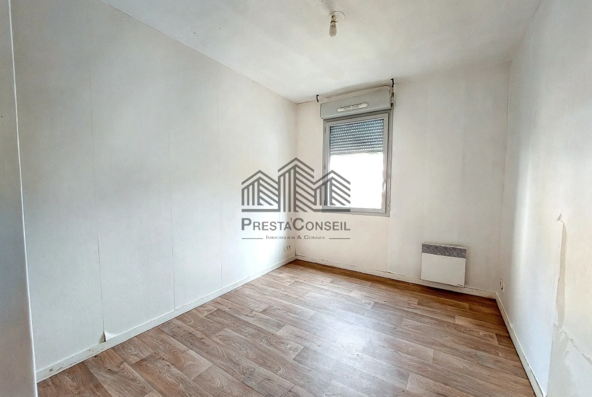 Appartement 3 pièces avec balcon à vendre à Elbeuf, résidence sécurisée 