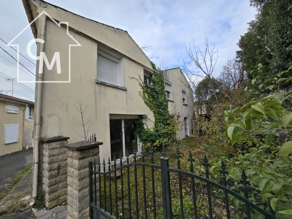 Maison à Cognac avec jardin, garage et 3 chambres – Quartier Saint Martin