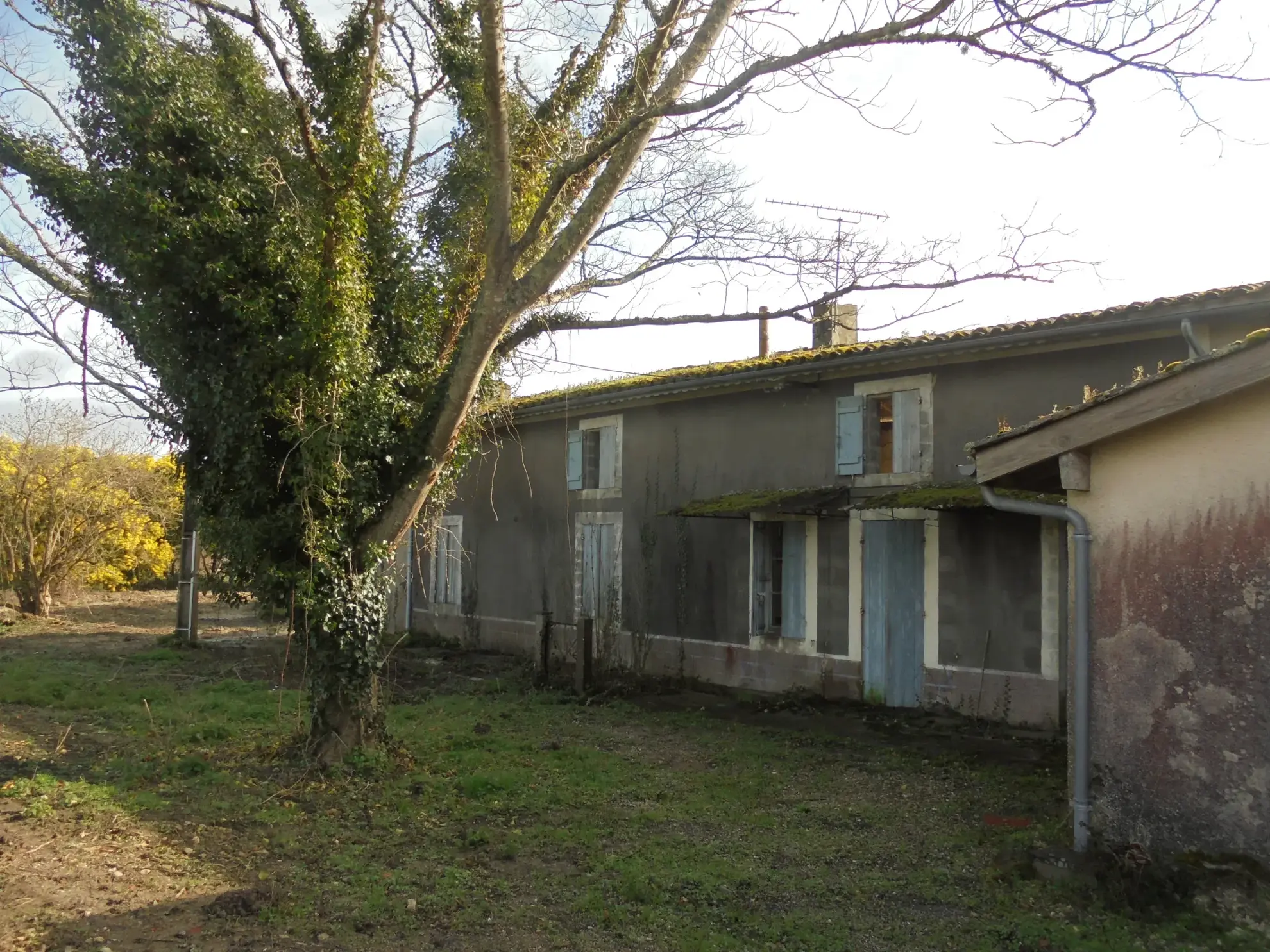 Grande propriété à rénover avec dépendances et terrains agricoles à Auros 