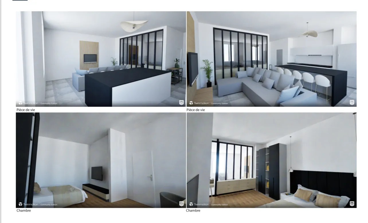 Appartement rénové de 70m² dans le Quartier La Terrasse à Saint-Étienne 