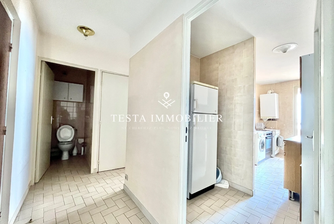 Grand appartement 2 pièces avec vue mer à Roquebrune-Cap-Martin 