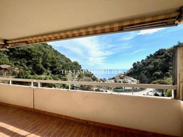 Grand appartement 2 pièces avec vue mer à Roquebrune-Cap-Martin
