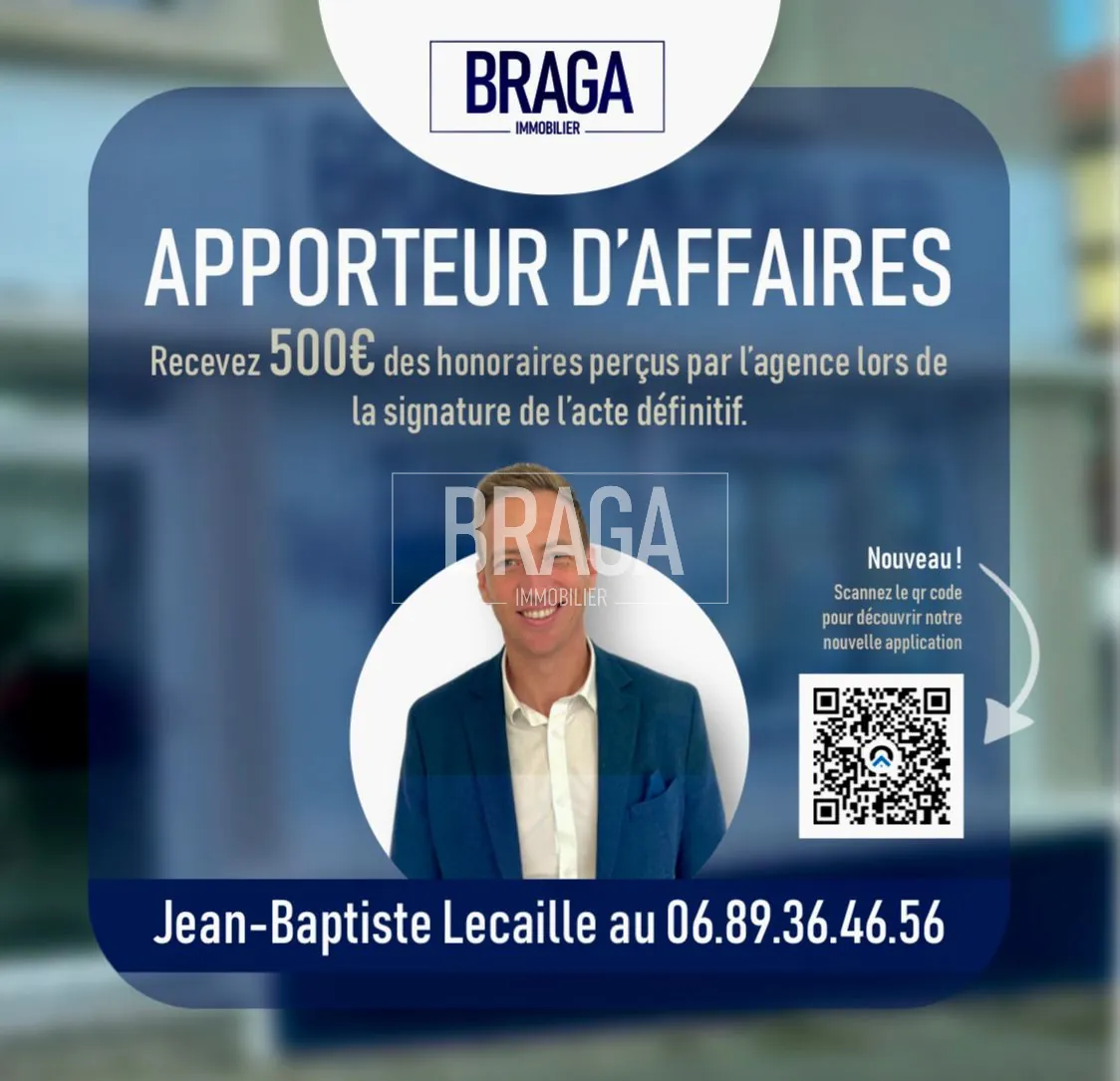 Appartement lumineux 3 chambres avec garage à Boulogne-sur-Mer 