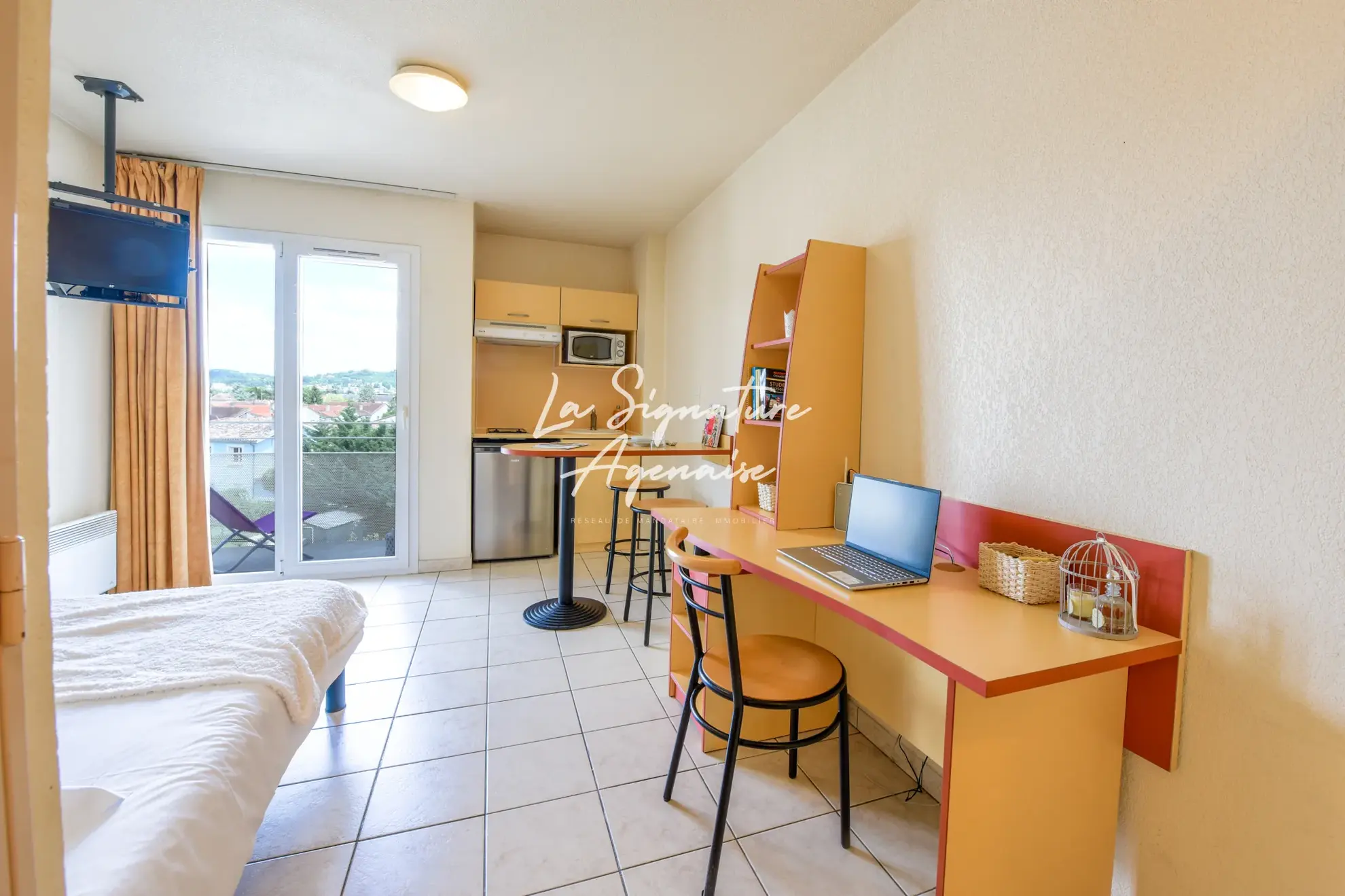 Studio meublé de 18 m² à Agen — Idéal pour investissement locatif dans une résidence étudiante 