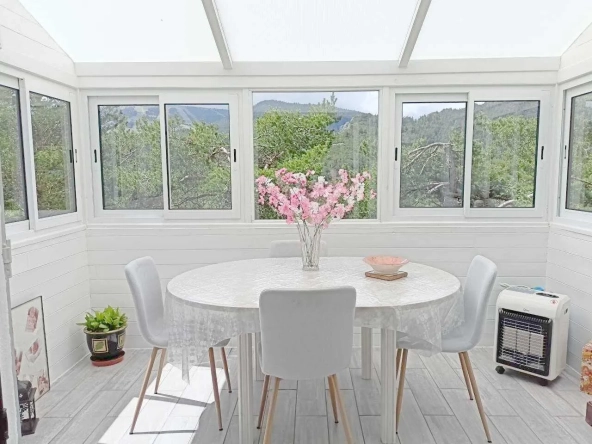 Maison individuelle de 60 m² avec jardin à Andon, Vue ski