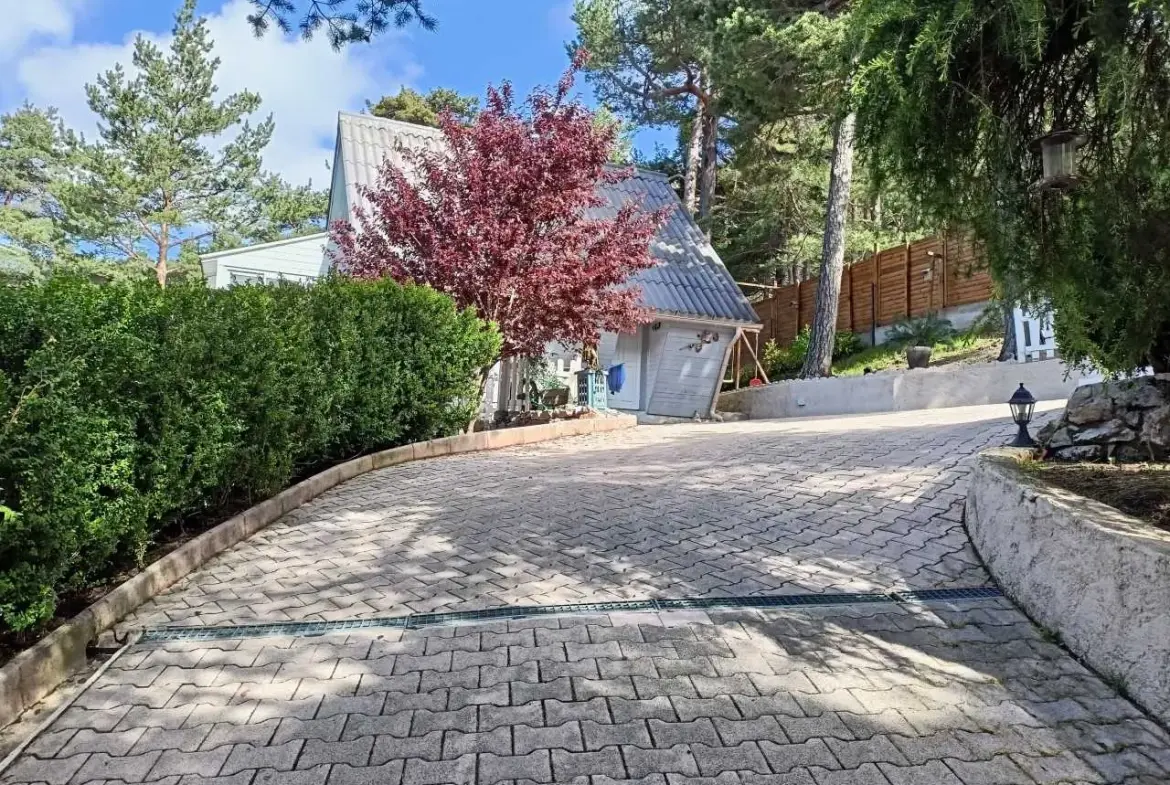 Maison individuelle de 60 m² avec jardin à Andon, Vue ski 