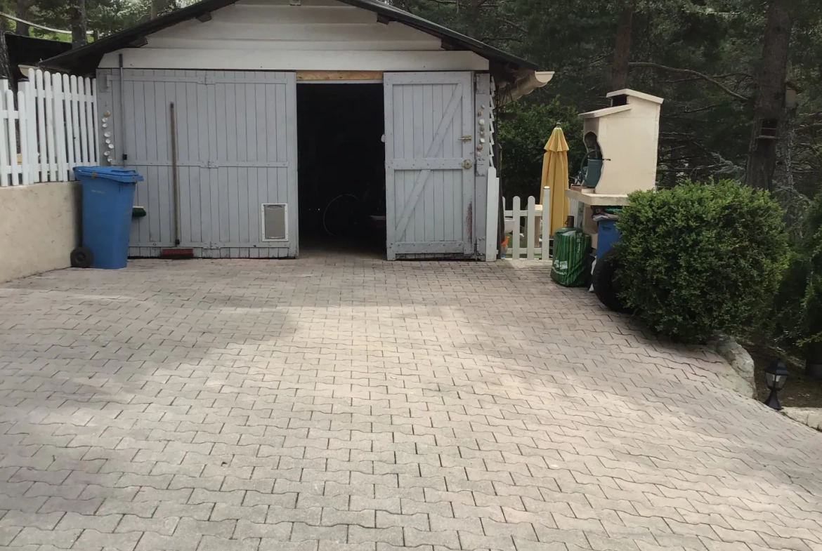 Maison individuelle de 60 m² avec jardin à Andon, Vue ski 