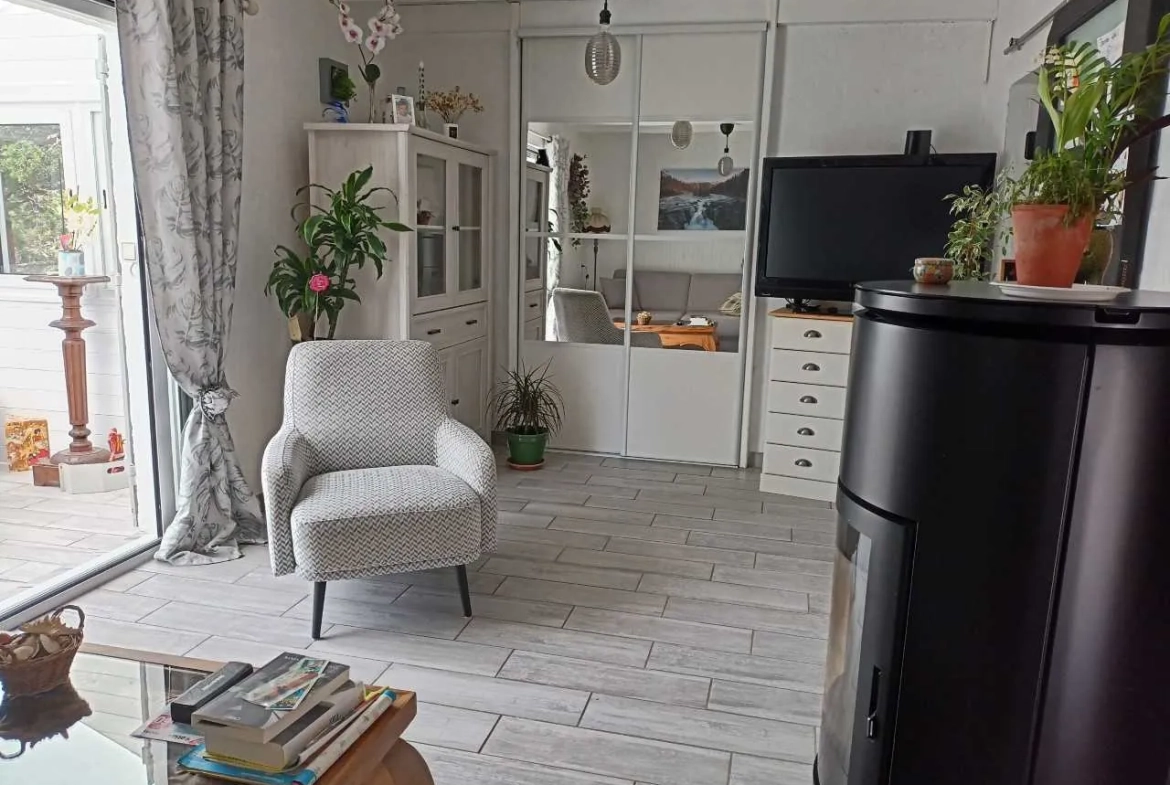 Maison individuelle de 60 m² avec jardin à Andon, Vue ski 
