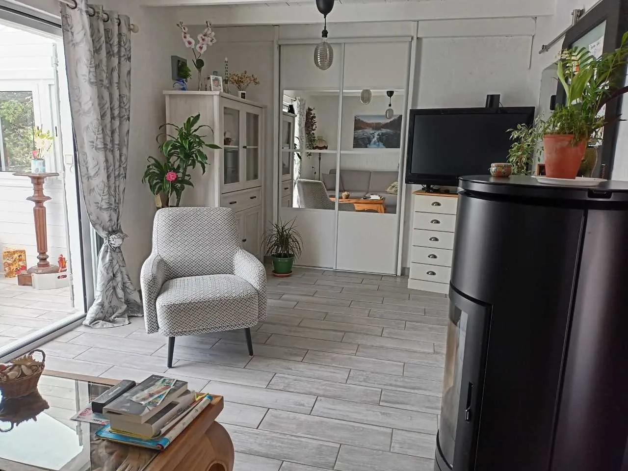 Maison individuelle de 60 m² avec jardin à Andon, Vue ski 