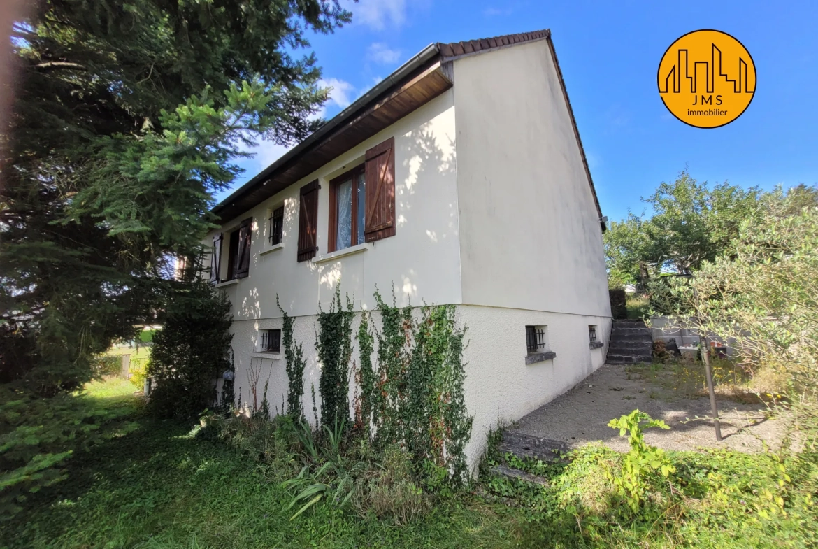 Maison familiale avec jardin à Tronget - 90 m², 3 chambres, terrain de 675 m² 