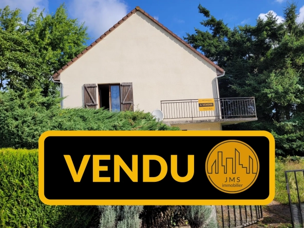 Maison familiale avec jardin à Tronget - 90 m², 3 chambres, terrain de 675 m²