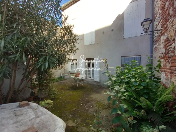 Maison T4 avec cour en centre-ville d'Agen – Idéale pour habitation ou investissement