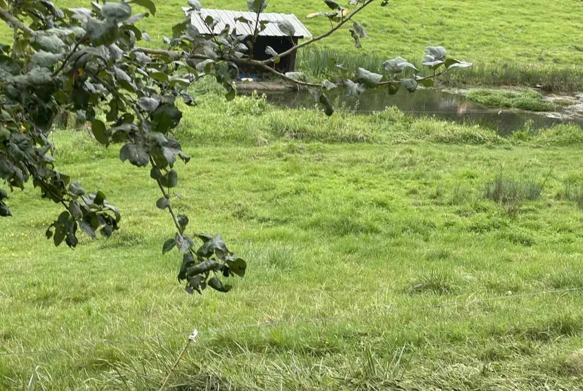 Longère normande de 97 m² avec terrain et plans d’eau à Canapville 