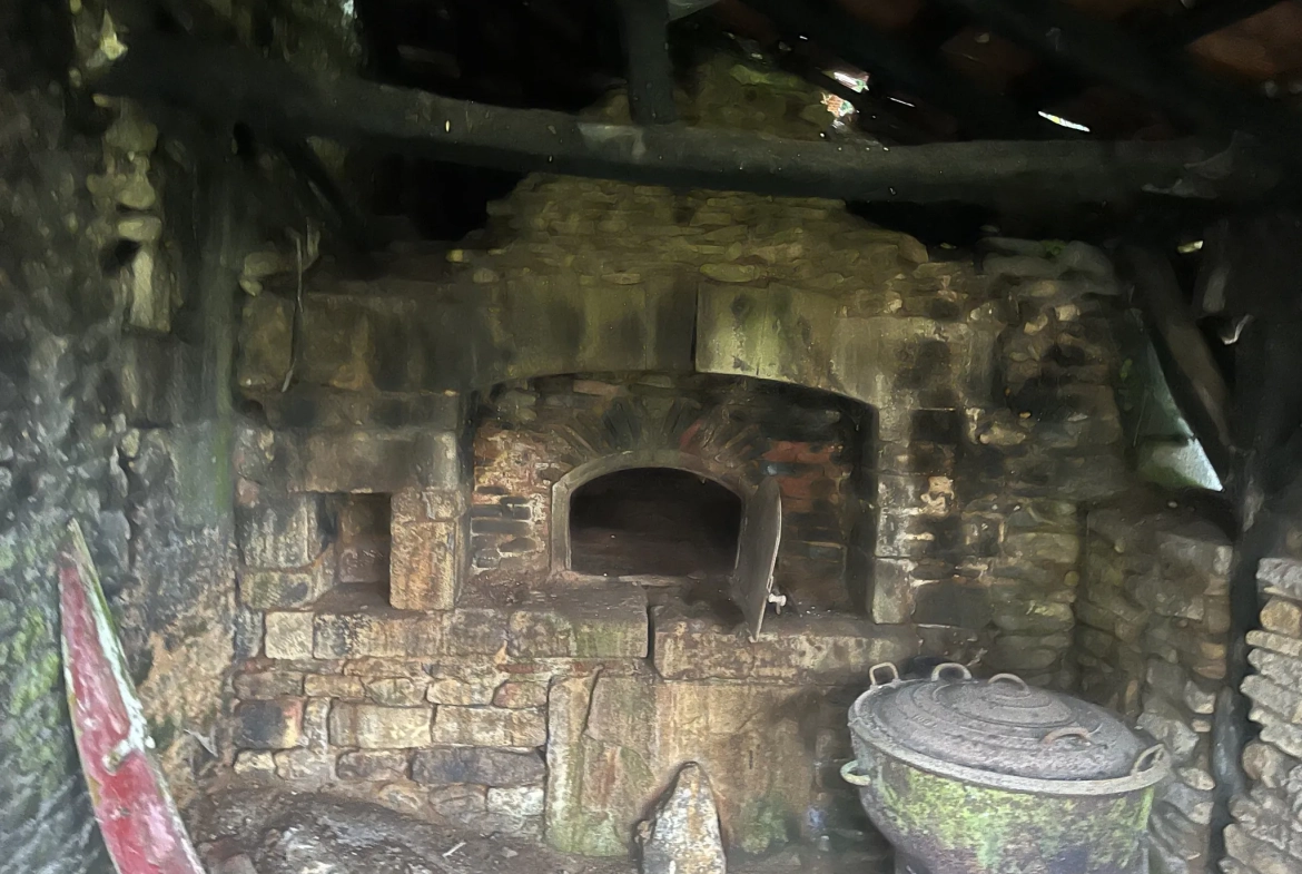 Ensemble de maisons en pierres à restaurer à Proissans, proximité Sarlat 