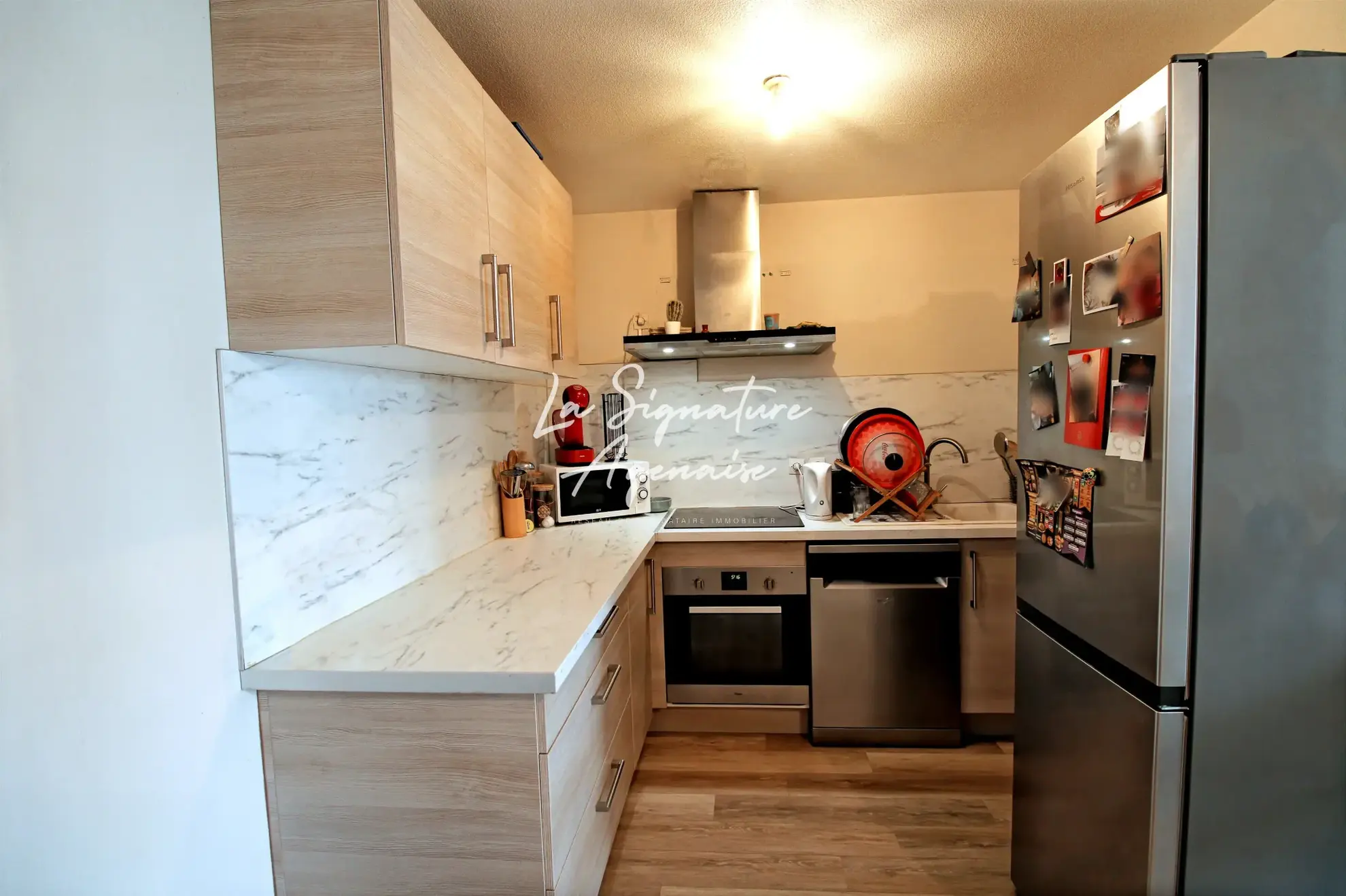 Appartement T3 avec terrasse à Agen, dernier étage avec piscine et parking 