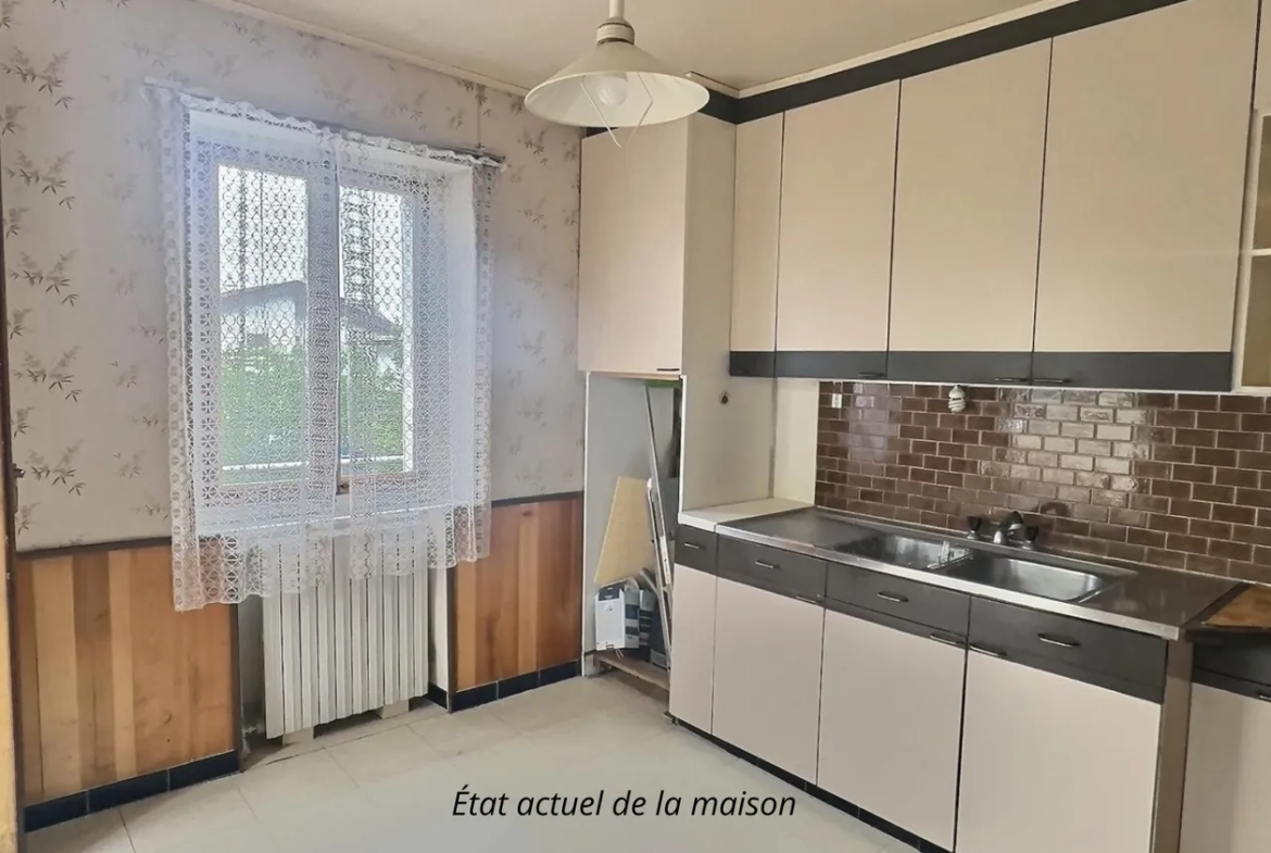 Ensemble immobilier de 122 m² à Lugrin, proche d'Évian avec potentiel de rénovation 