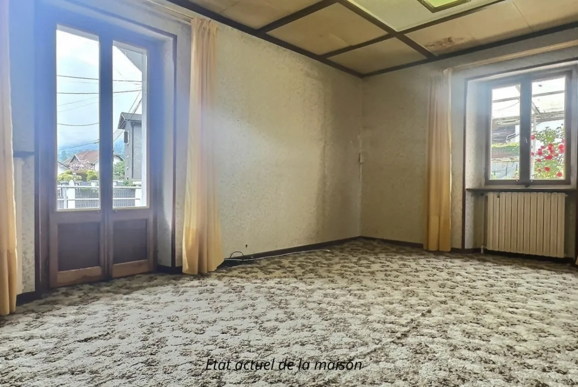 Ensemble immobilier de 122 m² à Lugrin, proche d'Évian avec potentiel de rénovation 
