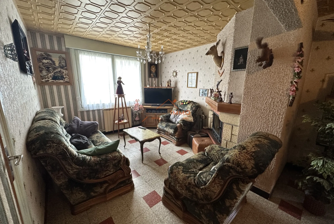 Maison à vendre à Bellaing avec jardin, dépendance et 3 chambres 