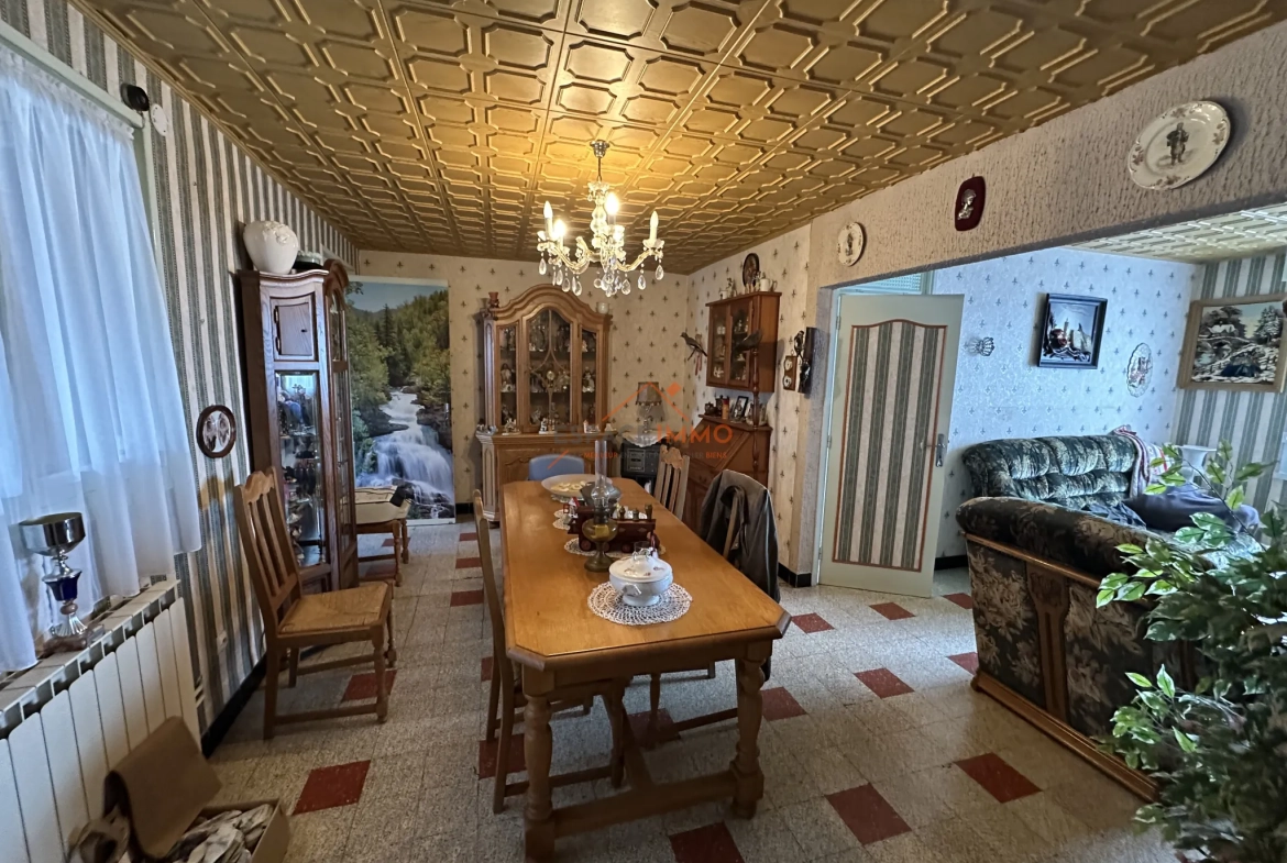 Maison à vendre à Bellaing avec jardin, dépendance et 3 chambres 