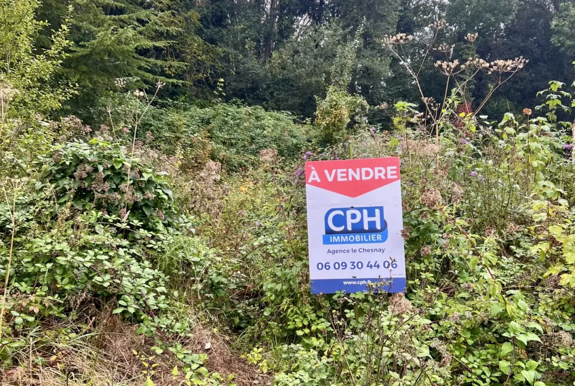 Terrain constructible à Hardricourt avec vue sur Vexin et permis validé 