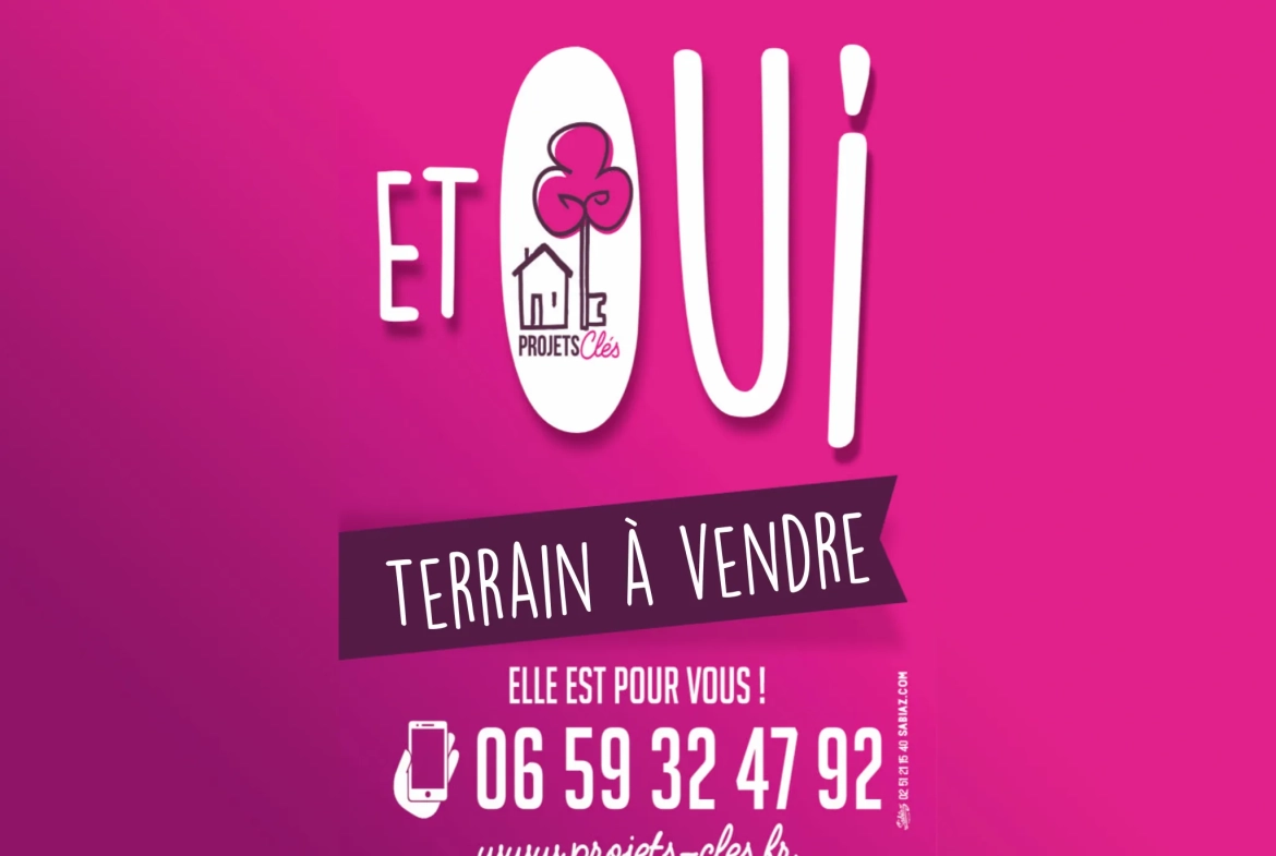 Terrain de 771 m² à Grosbreuil, Opportunité à Saisir – Non viabilisé et hors lotissement 
